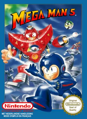 Mega Man 5 (Europe) (Virtual Console) box cover front